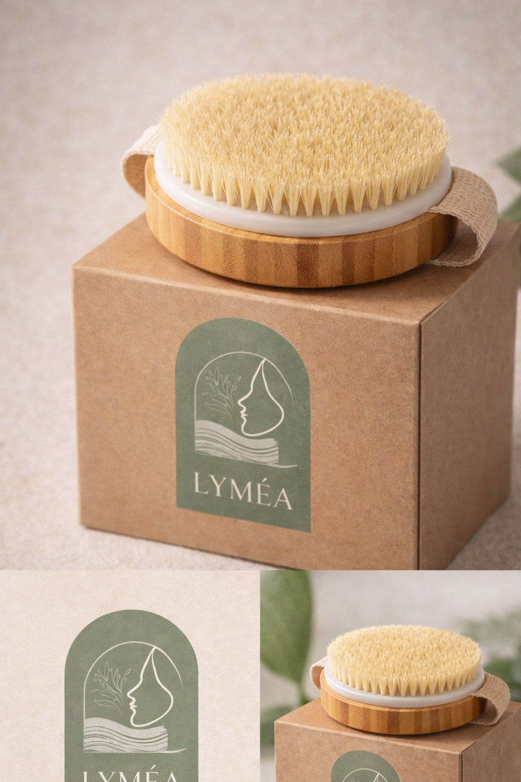 Brosse drainante pour le corps