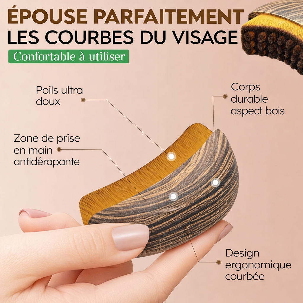 Brosse de drainage facial